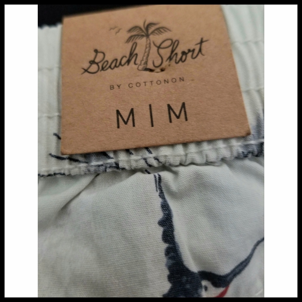 Cotton On*Bird Beach Shorts/Swim Trunks - Picture 4 of 7